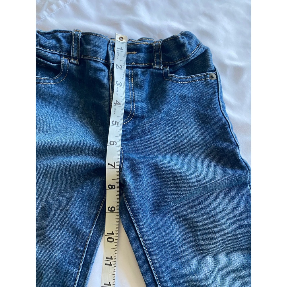 Childrens Place Boys Denim Bootcut Jeans Size 3T Blue Adjustable Waist - Picture 9 of 12